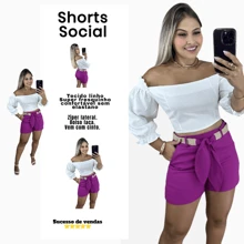 Women Shorts - Rose Red - View 7