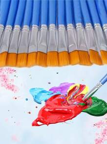 Cọ sơn dầu bằng sợi nylon, Bút đánh dấu sơn, Bút vẽ kỹ thuật số để phác thảo, Graffiti, Tô màu, Màu nước - Màu xanh lam - Xem 6