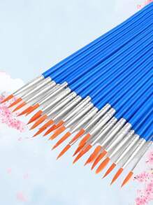 Cọ sơn dầu bằng sợi nylon, Bút đánh dấu sơn, Bút vẽ kỹ thuật số để phác thảo, Graffiti, Tô màu, Màu nước - Màu xanh lam - Xem 4