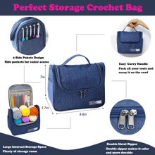 Crochet Kits For Beginners, All In One Crochet Kits With 840 Yards Crochet Yarn, 10 Size Ergonomic Crochet Hooks 2.0mm~6.5mm