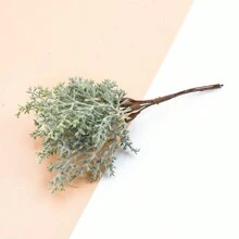 1束（6枝）人造桉树叶字母，可用于DIY花束、花环、糖果盒装饰、家居婚礼装饰、新娘腕花、胸花、头饰、情人节礼物、新年装饰、生日蛋糕装饰、人造植物室内装饰、秋季装饰、秋季花园中心装饰、毕业礼物、花园装饰、户外植物、园艺、仿真花 - 彩色 - 查看 16