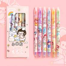 Boxed Erasable Pen, Cute Miniature Space Style, Blue Color, High Quality Student Stationery Back To School - Višebojno - Prikaz 6
