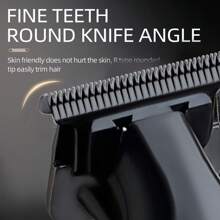 A3 Professional Hair Clipper, Electric Cordless Hairdresser, Razor, Long-Life High-Speed Motor Power, USB Data Line Straight, Plus Three Limit Combs And Cleaning Brushes, Home Haircuts, Small And Portable, Holiday Gifts, Applicable To Travel