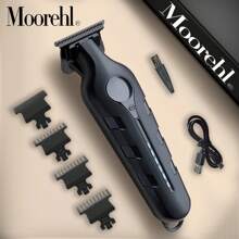 A3 Professional Hair Clipper, Electric Cordless Hairdresser, Razor, Long-Life High-Speed Motor Power, USB Data Line Straight, Plus Three Limit Combs And Cleaning Brushes, Home Haircuts, Small And Portable, Holiday Gifts, Applicable To Travel