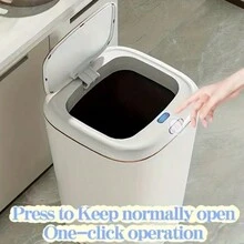 Household Smart Motion Sensor Trash Can, Large Capacity No-Touch Garbage Bin For Kitchen, Bedroom, Living Room