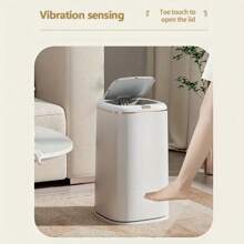 Household Smart Motion Sensor Trash Can, Large Capacity No-Touch Garbage Bin For Kitchen, Bedroom, Living Room