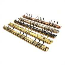 1 tập bìa cứng B5 9 khoen màu bạc/vàng/đen/xanh ngọc/đỏ tía/đồng có thể tháo rời, phụ kiện sổ tay kế hoạch (có bìa lót bằng tre) - Nhiều màu - Xem 7