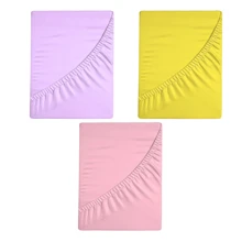 Kit 03 Loose Fitted Crib Sheets American Standard Percale 200 Thread Count 100% Cotton - 卡其色 - 查看 1