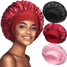 1pc Women Wide-Brim High Stretch Headband Spa Shower Hair Care Cap, Hair Drying Turban For Beauty - A - View 1