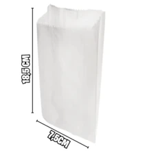 150 Units White Paper Bag Snack Hot Dog Popcorn - 白色 - 查看 2