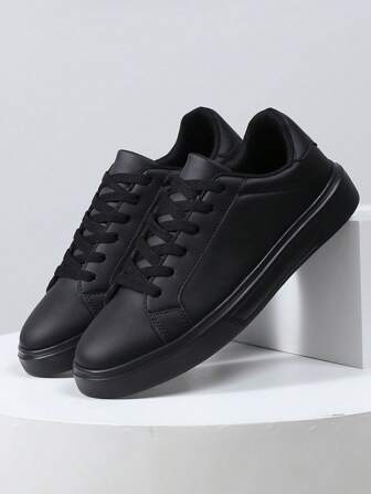Unisex Casual Sneakers, Sizes 36-45, Women's Comfort Shoes & Men's Lightweight Lace-Up Flat Soft Bottom Trainers, Daily Wear Low-Top Shoes