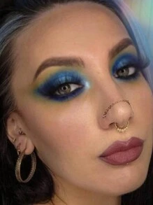 AVYRING 9 件 DIY 18/20 克钻石 CZ 鼻环 1.5 毫米 2.5 毫米 3 毫米 CZ 鼻钉带链不锈钢鼻穿孔饰品鼻环耳钉银金色 - 多色3 - 查看 8