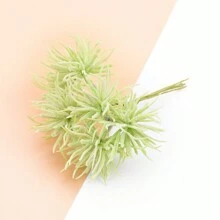 1束（6枝）人造桉树叶字母，可用于DIY花束、花环、糖果盒装饰、家居婚礼装饰、新娘腕花、胸花、头饰、情人节礼物、新年装饰、生日蛋糕装饰、人造植物室内装饰、秋季装饰、秋季花园中心装饰、毕业礼物、花园装饰、户外植物、园艺、仿真花 - 彩色 - 查看 18