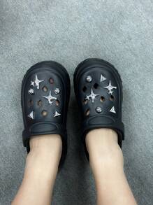 12 pezzi di decorazioni con strass a forma di stella per il fai da te, adatti per sandali, ciabatte, scarpe da giardino e altro, ciondoli rimovibili per scarpe, oggetti da festa e regali