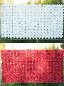 1 PC, Artificial Hydrangea Fence, Simulated Ivy Privacy Screen, Artificial Fence Hydrangea Row, Home Garden Decoration