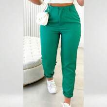 A-Lows A&L Women's Tailored Trousers Z*A - 綠色 - 查看 3