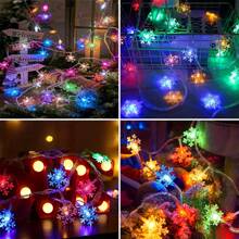 1 Peça Luz de Cordão de Floco de Neve de Natal de 1,5 m/4,92 pés, 3 m/9,84 pés ou 6 m/19,69 pés, LED de 3 cores (quente, branco, colorido), cria ambiente romântico, adequado para uso interno, externo, quarto, jardim, barraca, parapeito de janela, casamento, Natal, festa, decoração, decoração de quarto, decoração de Natal, iluminação de Natal, decoração de quarto, decoração de casa, decoração de festa, decoração de feriados, festival de Natal, presente de Natal, decoração de árvore de Natal, enfeites
