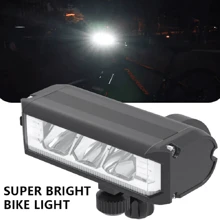 LED Mountain Bike Lights Rechargeable Bicycle 2000MAH LED Torch MTB Front Lamp - Black - View 2
