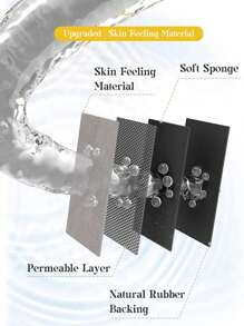 một miếng Gel silica Đệm Nhà bếp - Tối Xám Với Vàng Họa tiết đường kẻ Phong cách tối giản Cái đệm , Chống mệt mỏi , Không trượt , Hấp thụ nước & Sấy khô nhanh , Hoàn hảo Đối với Phòng bếp , Phòng tắm , Cửa Lối vào , Giặt Phòng Và Khác - Màu xám đen - Xem 11