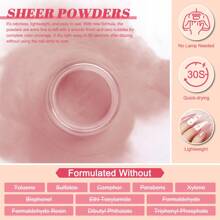 Lavender Violets Dip Powder, 20-tlg. Tauchpulversystem,weihnachtsgeschenk Nail French Colours Kit, Acrylpulver, Weiß, Rosa, Nude, Durchscheinend, für Maniküre, Nail Art mit Base&Top Coat, Aktivator, Brush Saver M962