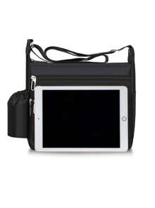 Multi Pockets Shoulder Crossbody Bags For Women Fashion Bags With Adjustable Strap Shopping Purse - 黑色 - 查看 5