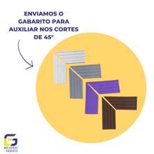 Rodameio Frame Slatted Eva Panel Self-Adhesive Uranium 5cm X 5mm (PRICE PER METER) - 鏽棕色 - 查看 4