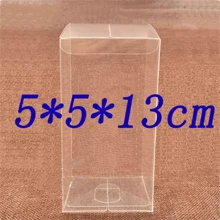 1lot=10pcs 5x5x6/7/8/12/13/20cm Wholesale NewClear PVC Box Packaging Wedding/Christmas Favorite Chocolate Candy Apple Gift Event