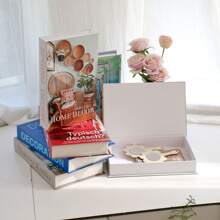 1 件可打开的仿书收纳盒，豪华假书套装家居装饰，书架形展示架，创意摄影道具最佳礼物 - 彩色 - 查看 6