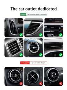 1 件机器人汽车通风口香薰扩散器（附带 3 件不同香味的棒） - 黑色 - 查看 5