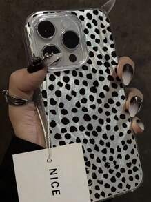 Capa para iPhone 15 com estampa de leopardo, acabamento eletrogalvanizado e textura macia. Compatível com iPhone 15 Pro Max, 13/14/XS/XR/7/8/P/S2 e Galaxy A14/A15/S23/A50/A12/A32/A52/A72/A51/A21/A13/A14/S22 Ultra/S23/A33/A53/S20 FE. Versão internacional, não é a versão nacional. - Multicolorido - Ver 3