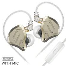 KZ KZ ZSN Pro 2 In Ear Metal Earphones Hybrid Drive 1DD+1BA HIFI Bass Headset Monitor Earbud Sport Noise-Proof Music Headphone