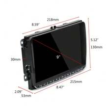 [2G+64G] Android 13 9" Car Stereo For VW For Golf 5 6 For MK5 For MK6 For Caddie For Beetle For Jetta For Passat For Polo For Touareg For Touran For RCD 330 360/ For Seat/ For Skoda, Carplayer And Android Auto +AHD Reversing Camera - 9 INCH - Xem 6