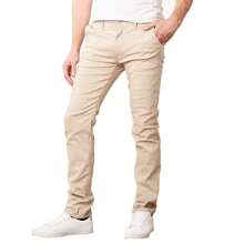 Men's Slim Fit Cotton Stretch Classic Chino Pants (Sizes, 30-40) - Màu Khaki - Xem 1