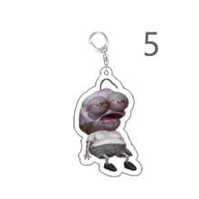 Smiling Acrylic Keychains Adult Pim Charlie Alan Keyring For Accessories Bag Pendant Key Chain Ring Jewelry Fans Friends Gifts - Multicolor - View 17