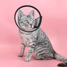 1 pièce Collier de récupération pour animaux de compagnie, cône post-opératoire, couvre-tête pour animaux de compagnie. Adapté aux animaux de compagnie de moins de 6 kg