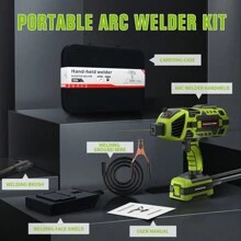 110V 120Amp Welding Machine Handheld Portable ARC Welder Gun Hand Held Welder Machine With Digital Display IGBT Inverter 6 Variable Current Adjustment For 1/16''-1/8'' Welding Rods - Xem 3