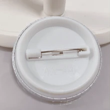 44mm 1.7inch Pins Broach DIY Buttons Snap-In Craft - Grey - View 3