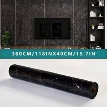 1Roll Vinyl Wall And Flooring Roll Sticker 15.7"W X 118"L/ 12.9 Sq.Ft, Peel And Stick Wall Tiles SXP Foam Sticker For Any Room, Easy DIY,Stickers,Wall Decal,Vinly Decal For Home Decorations,Spring Decoration Items Refesh Your Home,Rama Decoration Stickers