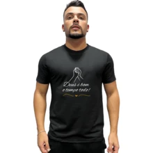 Unisex Basic T-Shirt Phrase God Is Good All The Time  Shirt Bible Printed Fast Shipping - 黑色 - 查看 2