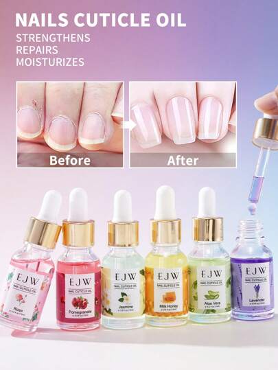 Aceite para cutículas y uñas - 0.5 Fl Oz | Fórmula nutritiva, absorción rápida, promueve cutículas y uñas saludables, humedad duradera, fortalece y protege, no grasoso, fácil de aplicar