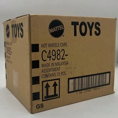 Mattel Juego de 72 piezas de coches y camiones de , un set de 72 vehículos a escala 1:64 incluyendo coches de  semiremolques, vehículos de rescate, vehículos de monster o vehículos de construcción (se enviarán aleatoriamente 20-30 modelos), regalo de Navidad