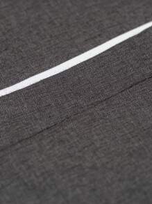 Men's Lightweight Black Business Suit Jacket, Slim Fit, Fashionable - Black - View 6