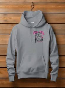 Stay Cool Unisex Bear Kangaroo Sweatshirt New Release Shipping Now - Xám - Xem 1