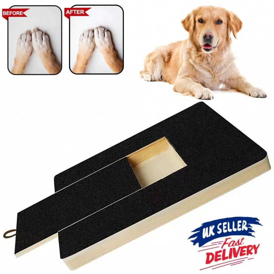 File Double Sided Mat Scratch Board Pet Nail Care Grind Nails Dog Scratch Pad UK - 1 - View 1