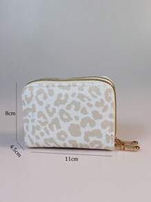 豹纹图案小钱包卡包 轻巧时尚优雅短款钱包卡包 超薄PU皮革拉链图案 轻巧便携 大容量收纳防盗刷卡身份证小钱包零钱包口袋钱包 情侣礼物 女生和学生的生日礼物 卡包 卡包 钱包 名片包 信用卡包 卡包 女士 女士钱包 迷你钱包 零钱包 钱包 卡包 - 彩色 - 查看 4