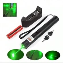 Usb Charging 6in1 Pattern Green Laser Pointer 5000mw - 2 Pcs - View 2