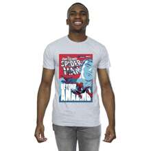 Marvel Mens Spider-Man Beyond Amazing Cover T-Shirt (Sports Grey) - 灰色 - 查看 3
