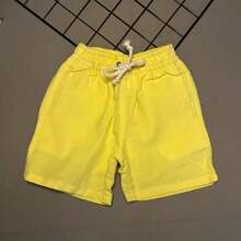 Kit 2 Children's Shorts Mauricinho Linen Boy Bermuda Premium Quality - Nhiều màu - Xem 2