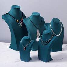 Necklace Display Model Mannequin Neck Jewelry Pendant Display Prop Showcase Stand - Multicolor - View 1