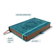 Journal For Men & Women, Daily For Classic Lined Writing, 360 Pages Hardcover Journaling Notebook, Vintage Sun & Moon Design, A5 (5.9'' X 8.5'') Back To School - A5 - View 4